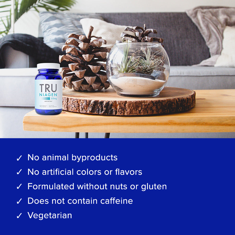 TRU NIAGEN Nicotinamide Riboside NAD+ 90 Count 300mg
