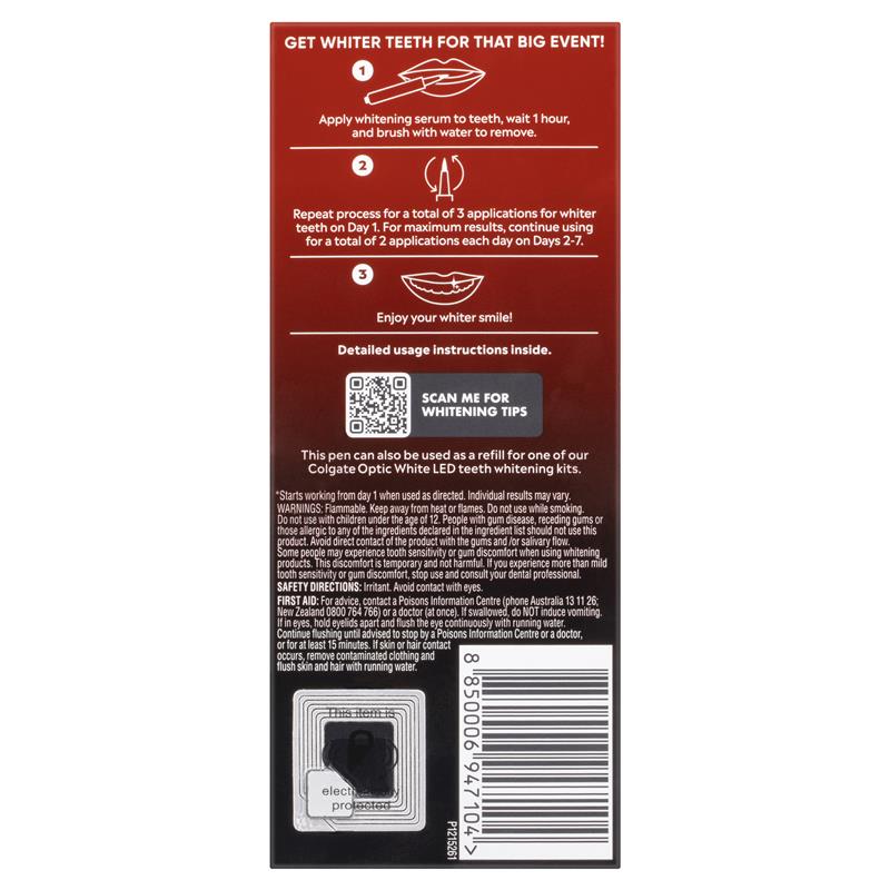 Colgate Optic White Pro Series Express Pen 4.5% Hydrogen Peroxide