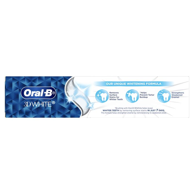 Oral B Toothpaste 3D White Strengthen Enamel 190g