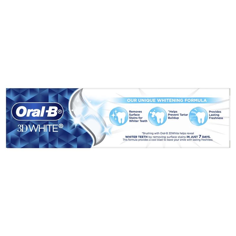 Oral B Toothpaste 3D White Long Lasting Freshness 110g
