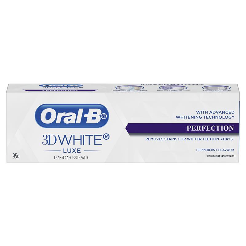 Oral B Teeth Whitening Toothpaste 3D White Luxe Perfection 95g