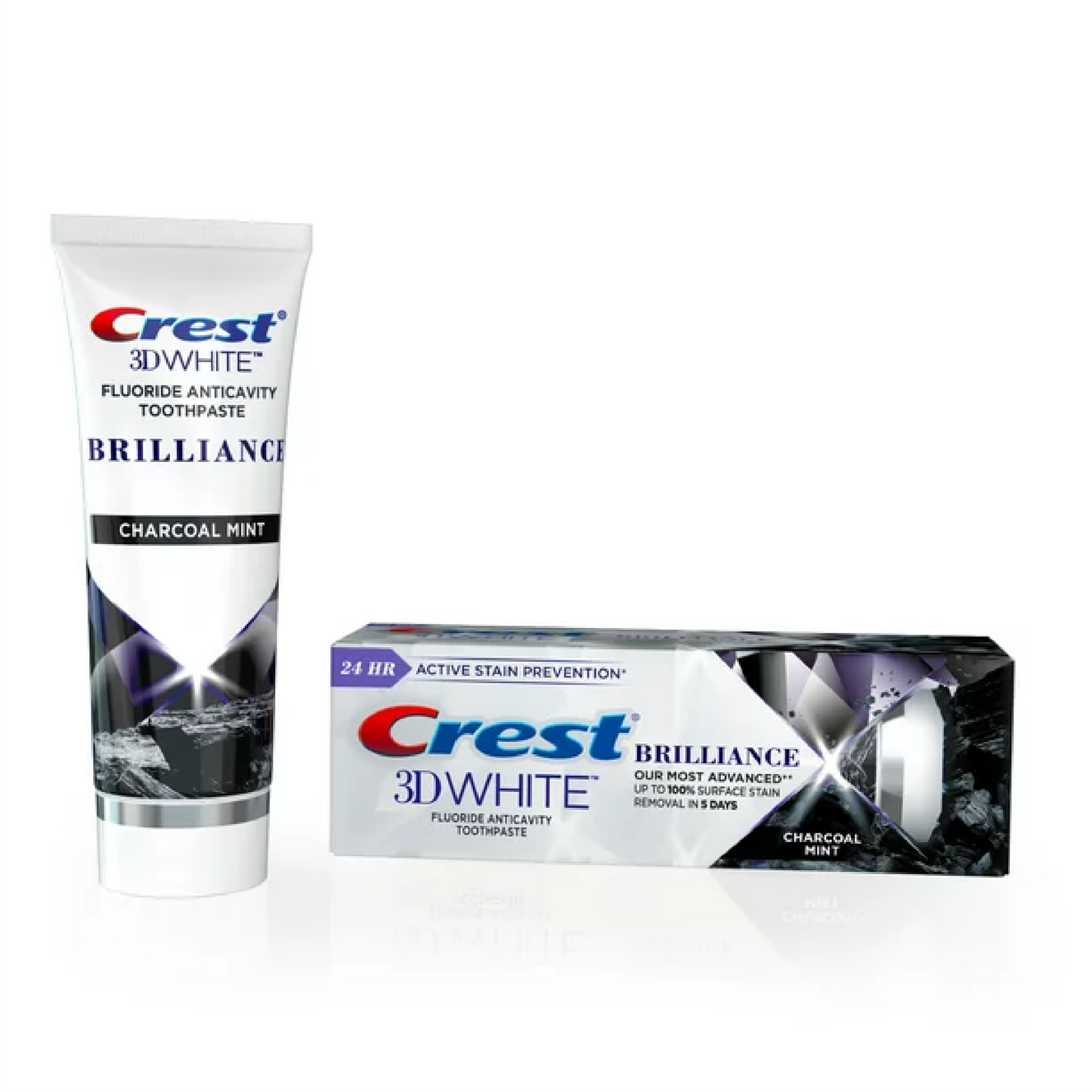 Crest 3D White Brilliance Charcoal Toothpaste 110g