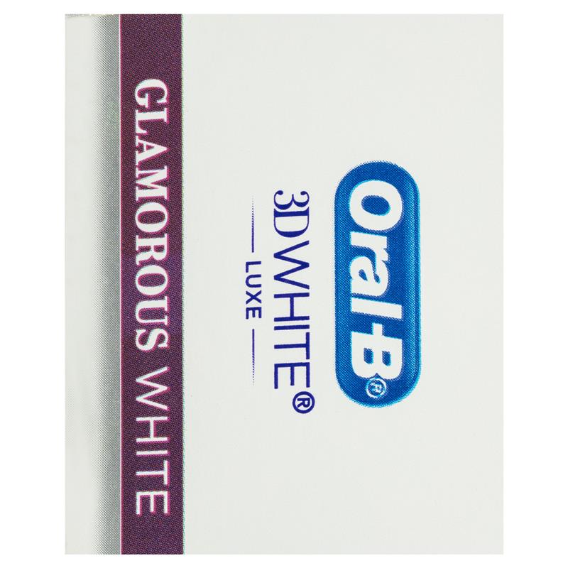 Oral B 3D White Luxe Glamorous White Toothpaste 95g