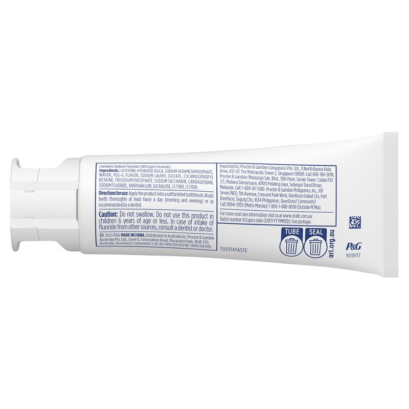 Oral B Teeth Whitening Toothpaste 3D White Luxe Diamond Strong 95g