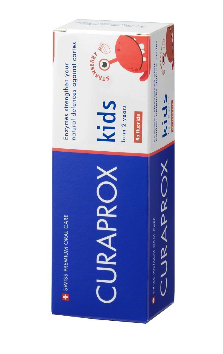 CURAPROX - Strawberry No Fluoride For KIDS Toothpaste 60 ML (exp. 07/2028)