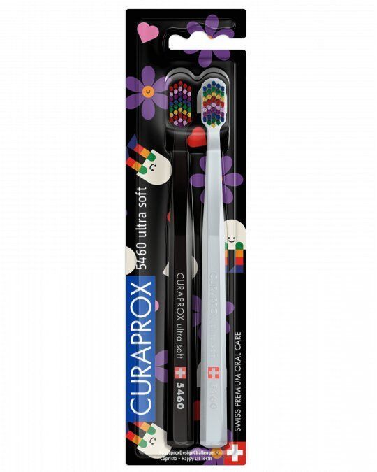 CURAPROX - TOOTHBRUSH CS 5460 HAPPY LIL TEETH EDITION, 2 PCS