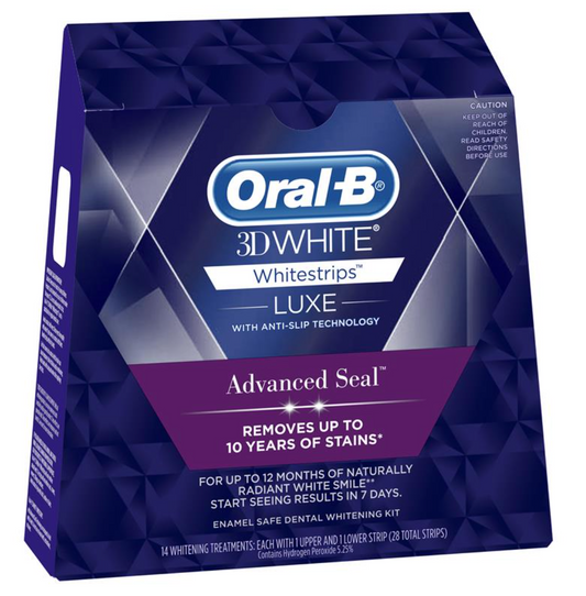 Oral B 3D White Luxe Advanced Seal 14 Teeth Whitening Treatments