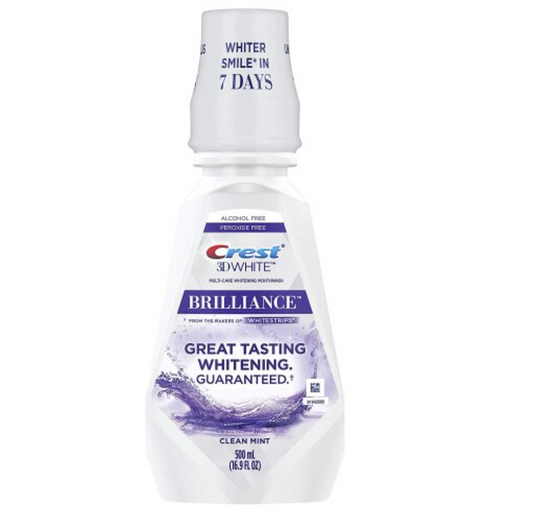 Crest - 3D White Brilliance Whitening Rinse (Clean Mint)