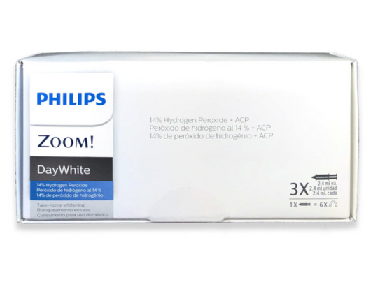 Philips zoom Whitening Daywhite 14% carbamide peroxide 3 Syringes