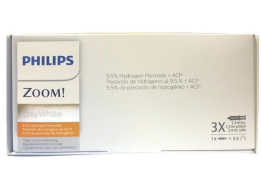Philips zoom Whitening Day white 9.5% carbamide peroxide 3 Syringes