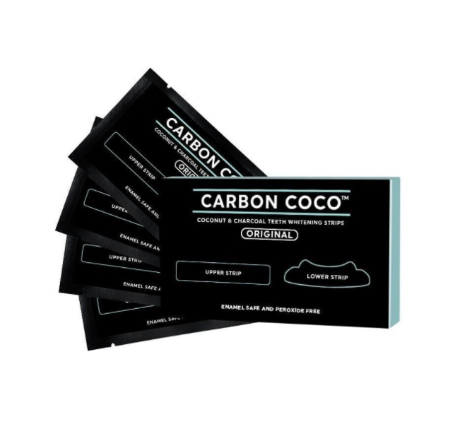 Carboncoco Coconut&Charcoal Teeth Whitening Strips ( 14-Strips )