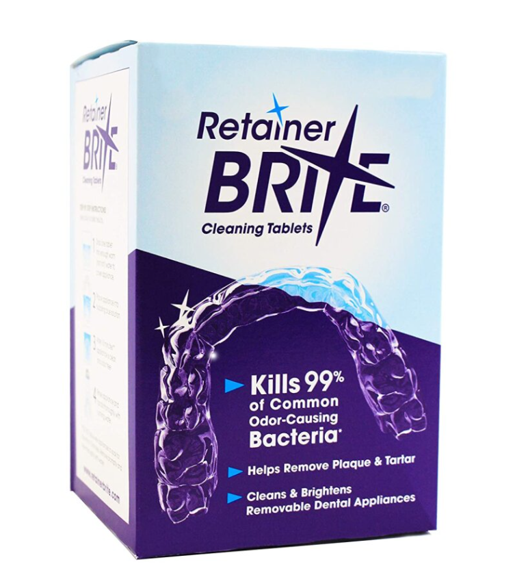 Dentsply-1x Retainer Brite for Cleaner Retainers+1x ultrasonic cleaner