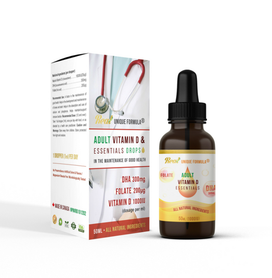 Real House Canada - Real • Natural DHA • Vit D3 & Health Essentials Drops