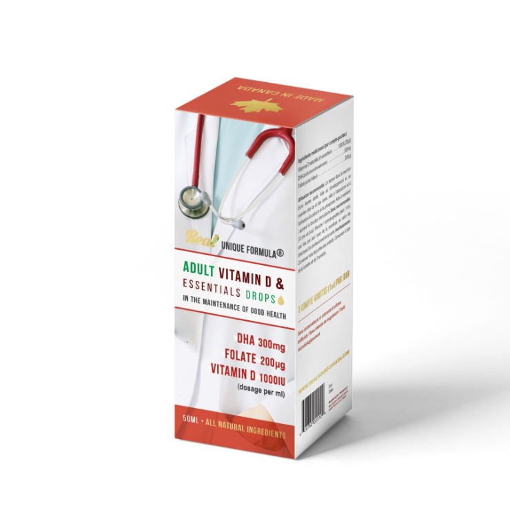 Real House Canada - Real • Natural DHA • Vit D3 & Health Essentials Drops