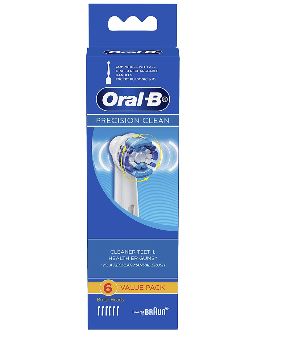 Oral B Power Toothbrush Precision Clean 6 Pack