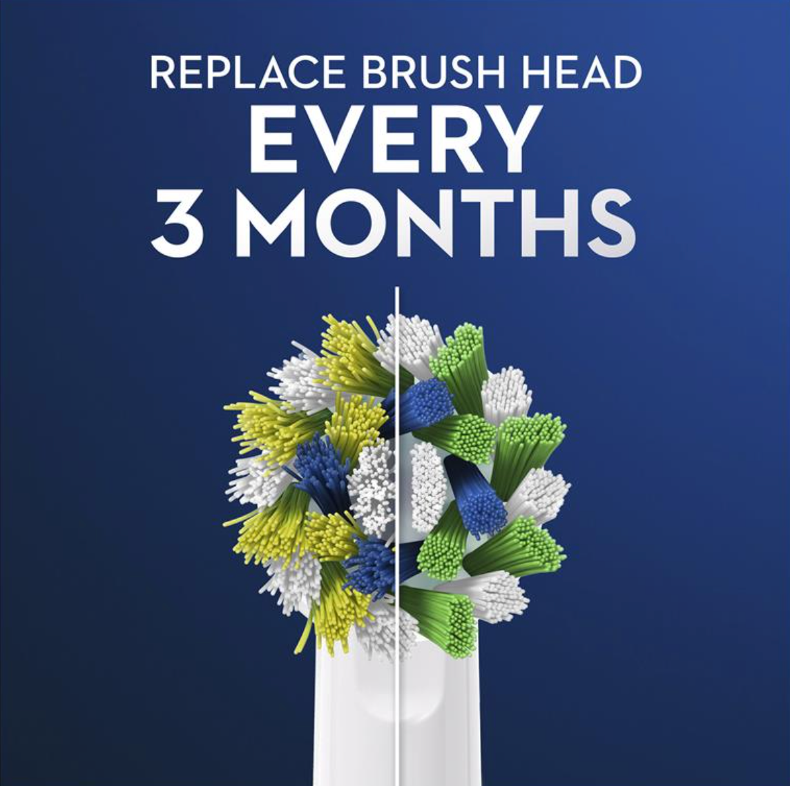 Oral B Power Toothbrush Cross Action Refills 5 Pack