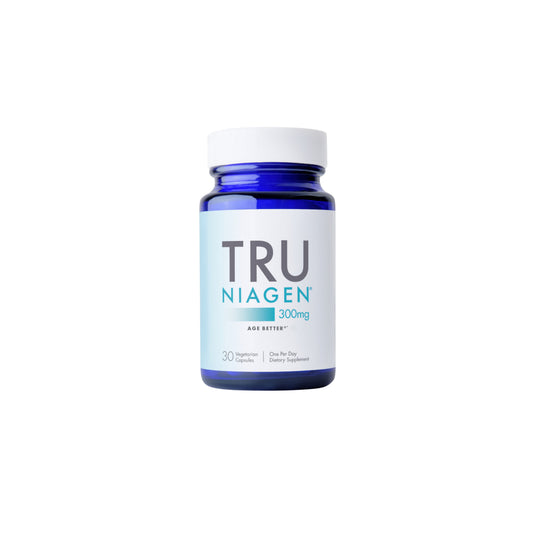 Tru Niagen 300mg NAD+ supplement, 30 vegetarian capsules - 1 bottle