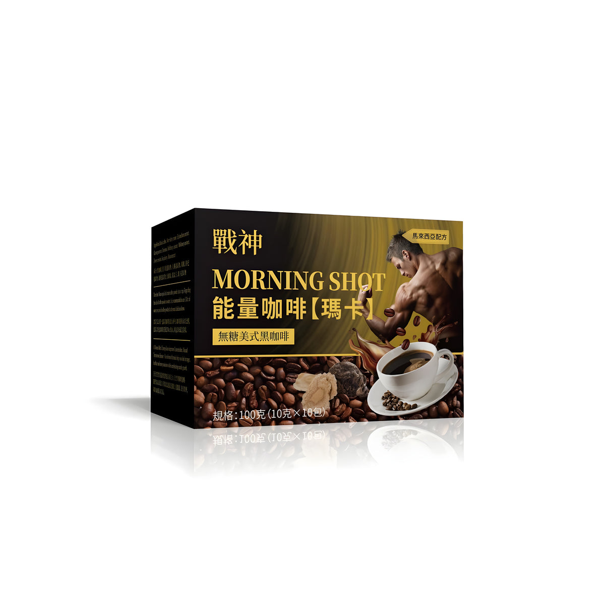 BIO-TREE Morning Shot coffee maca, 10 sachets per box - 1