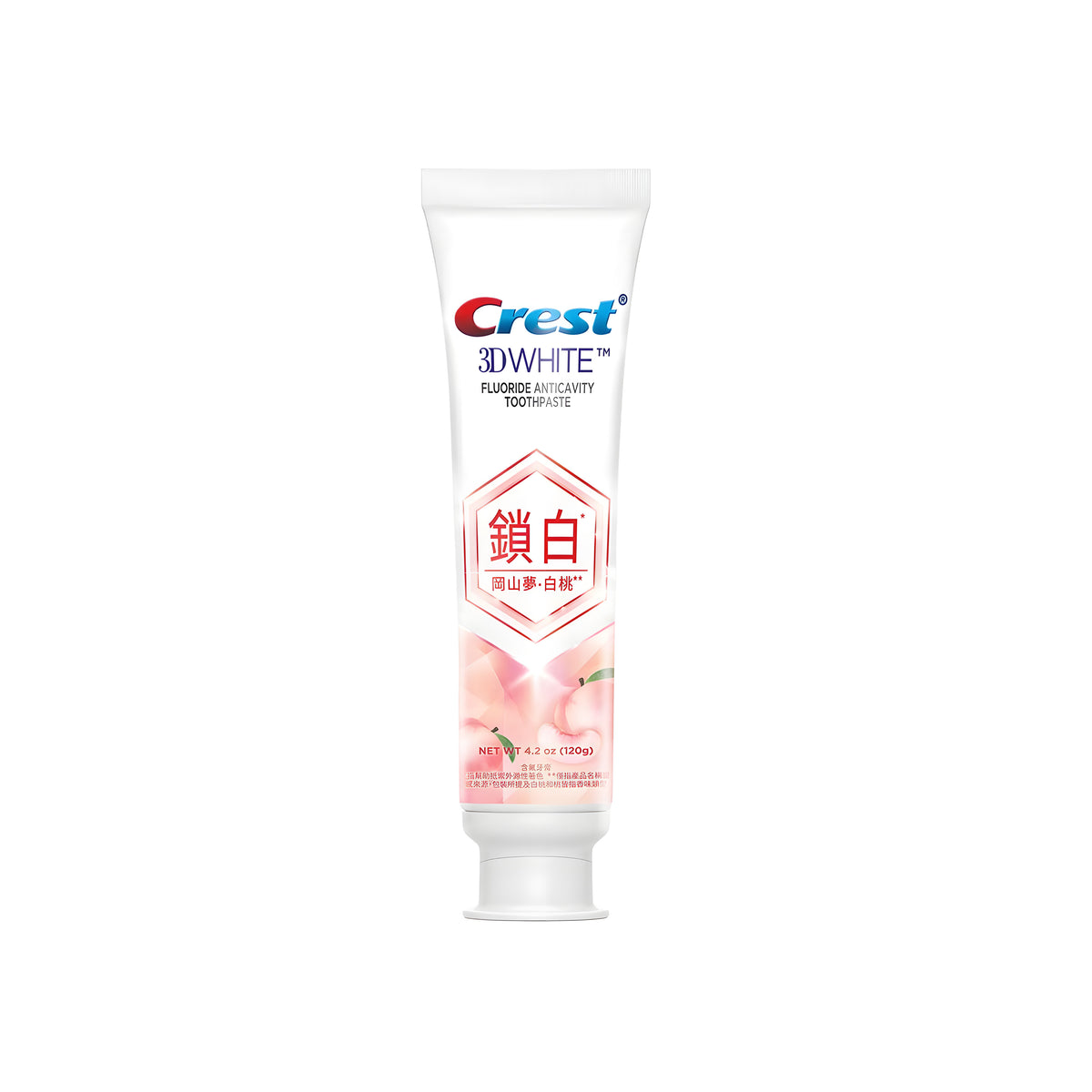 Crest 3D White Whitelock toothpaste White Peach 120g - 3