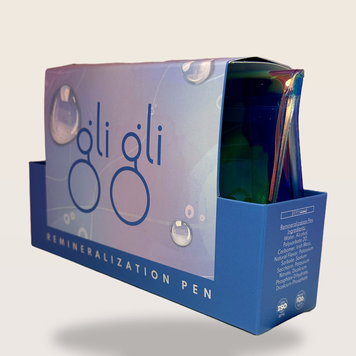 gli gli Remineralization Pen for sensitive teeth - box angled