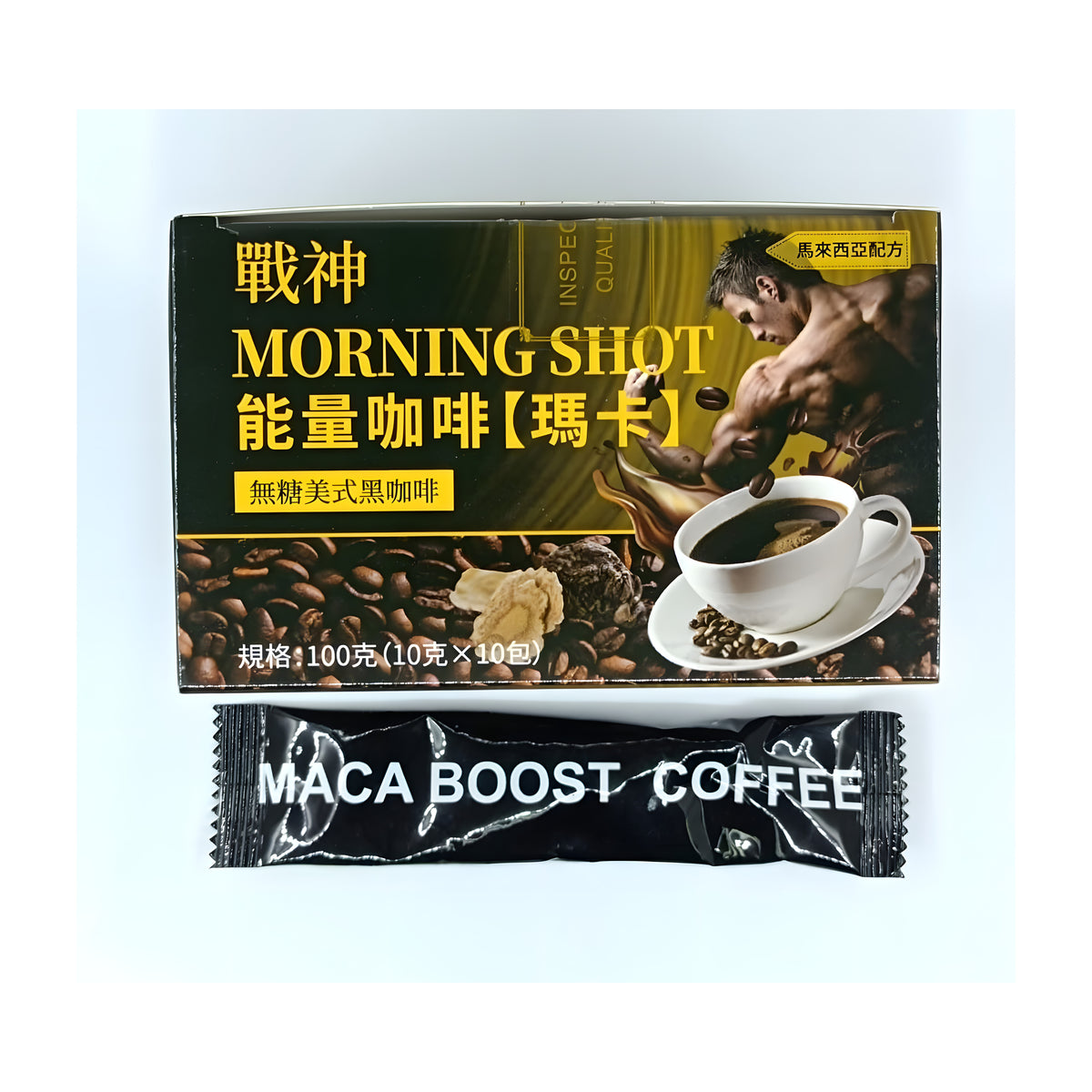 BIO-TREE Morning Shot coffee maca, 10 sachets per box - 3