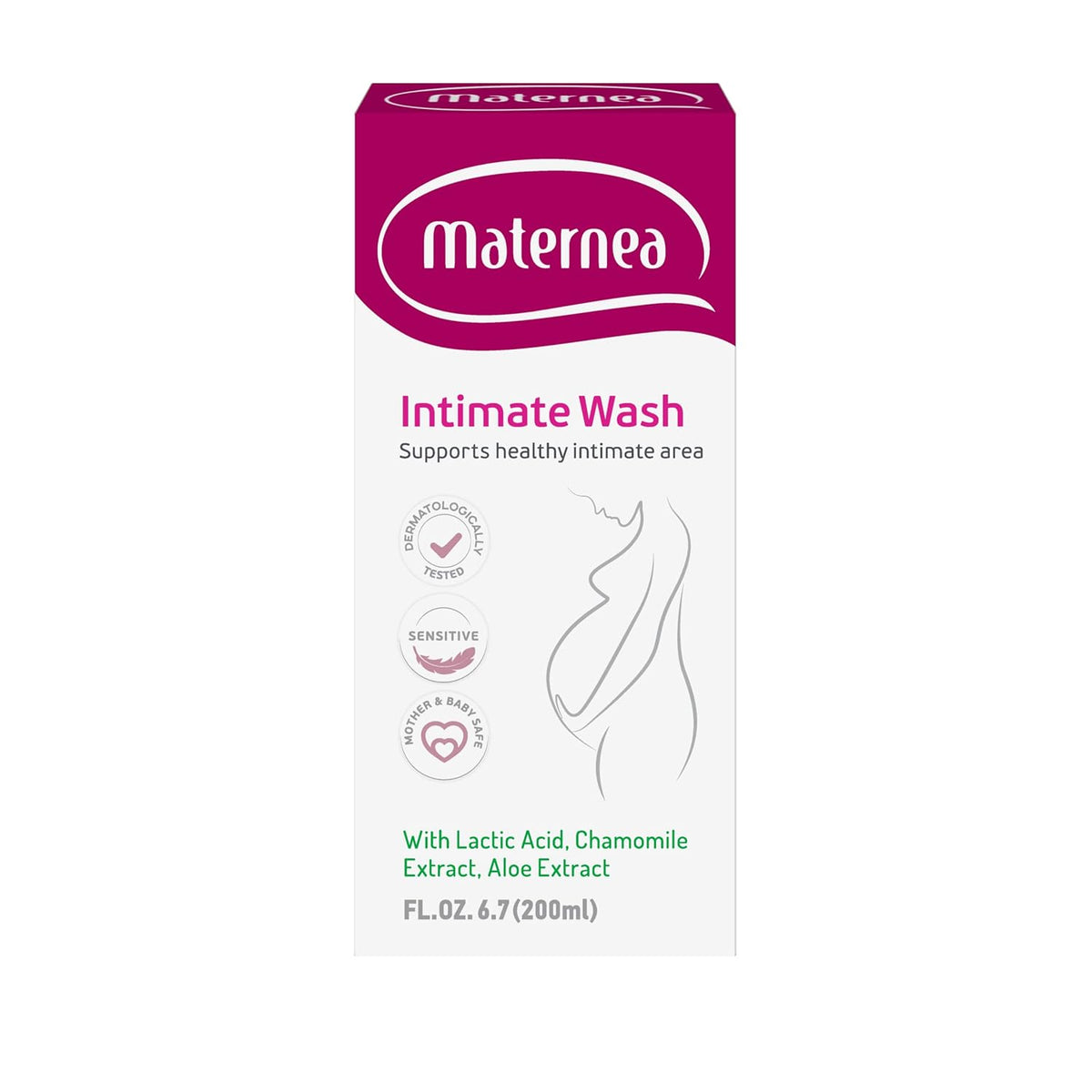 Maternea - Intimate Wash Gel. A healthy intimate area During Pregnancy and After Birth – 6.7 FL. OZ. (200 ml)