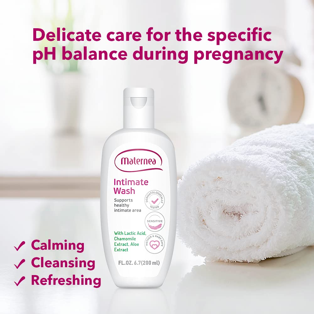 Maternea - Intimate Wash Gel. A healthy intimate area During Pregnancy and After Birth – 6.7 FL. OZ. (200 ml)