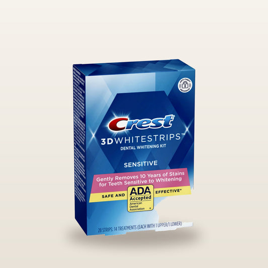 Crest 3D Whitestrips Sensitive Teeth Whitening Kit, 14 Treatments