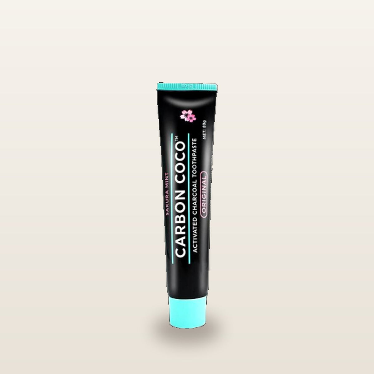 Carboncoco Activated Charcoal Toothpaste fluoride free (Sakura Mint)