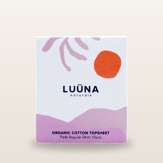 Luuna - Organic Cotton Topsheet Regular 24cm 10 pcs x 1