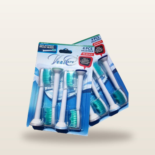 Venicare - Oral-B HX6014 (4-pieces) Set of replacement brush heads