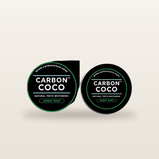 CARBONCOCO - Teeth Whitening Cleaning Kit(Teeth whitening powder-Mint)