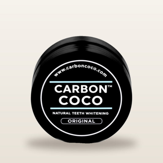 CARBONCOCO - Natural Teeth Whitening+Charcoal Toothpaste (Peach) set