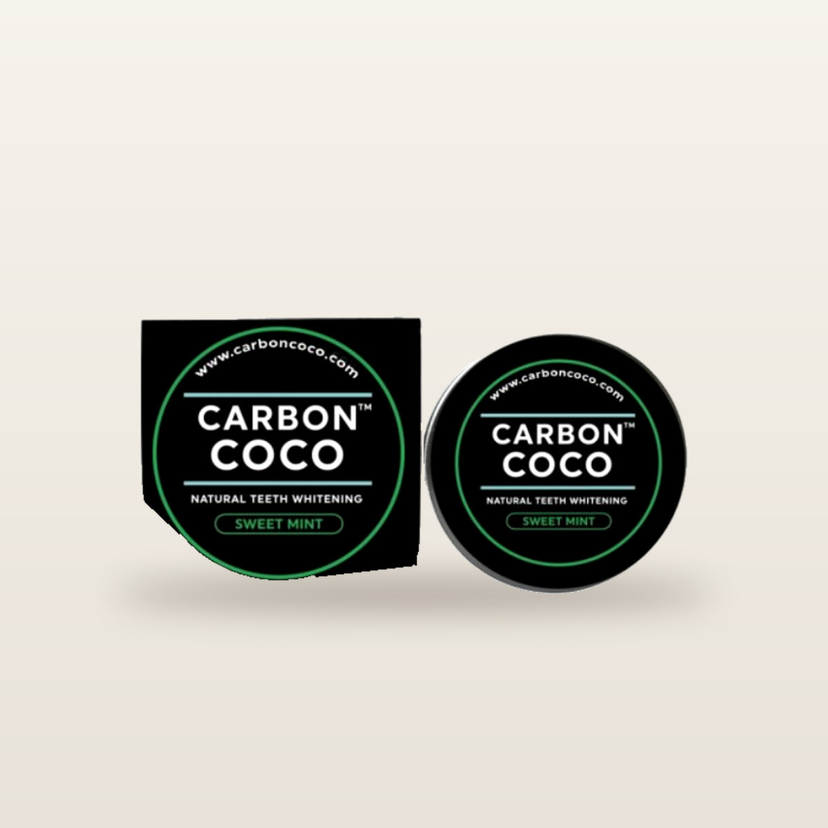 CARBONCOCO-Teeth Whitening(Sweet Mint)+Toothpaste+mouthwash set