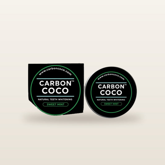 CARBONCOCO-Teeth Whitening(Sweet Mint)+Toothpaste+mouthwash set