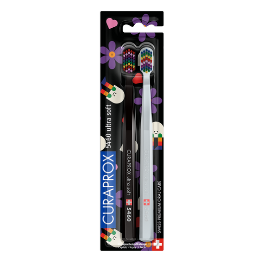 CURAPROX - TOOTHBRUSH CS 5460 HAPPY LIL TEETH EDITION, 2 PCS