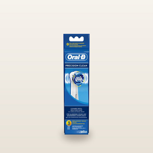 Oral B Precision Clean Replacement Electric Toothbrush Heads 3 Pack