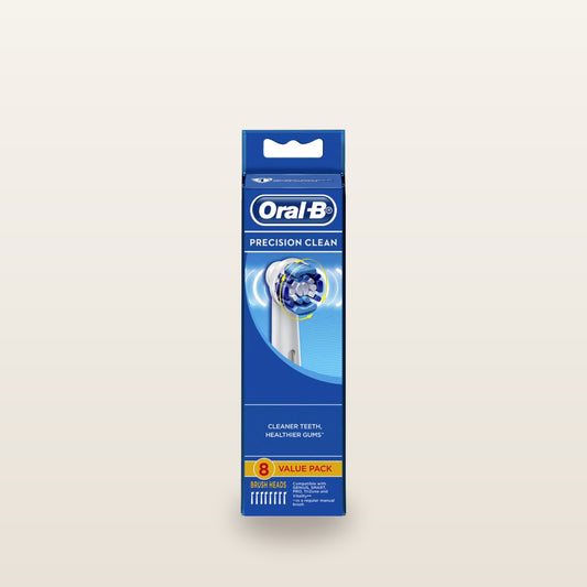 Oral B Power Toothbrush Precision Clean Refills 8 Pack