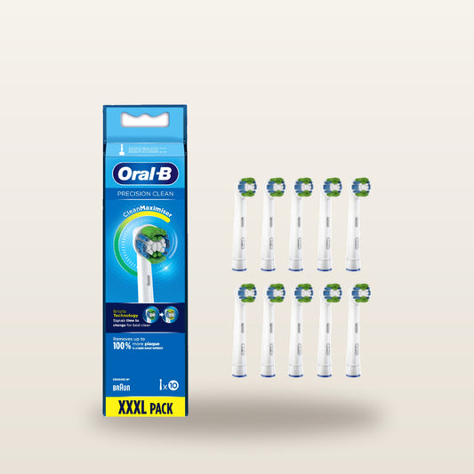 Oral B Power Toothbrush Precision Clean Electric Refills 10 Pack
