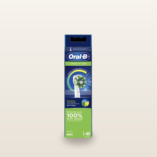 Oral B Power Toothbrush Cross Action Refills 5 Pack