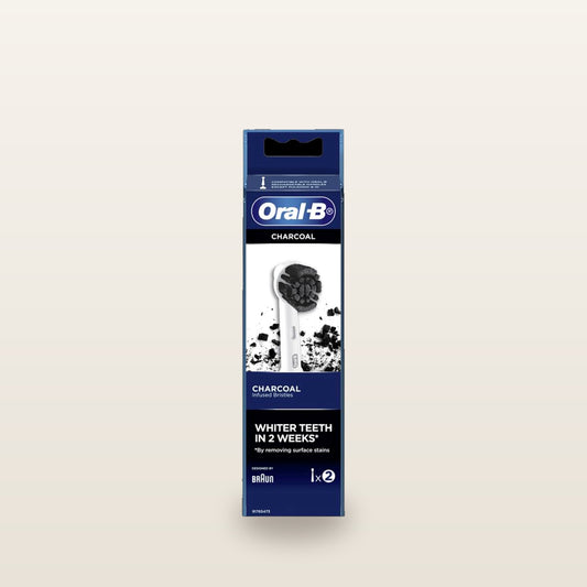 Oral B Power Toothbrush Charcoal Refills 2 Pack
