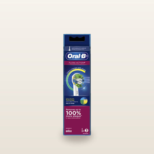 Oral B Power Toothbrush Floss Action Refills 3 Pack