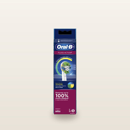 Oral B Power Toothbrush Floss Action Refills 5 Pack