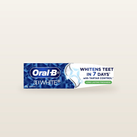 Oral B Toothpaste 3D White Long Lasting Freshness 110g