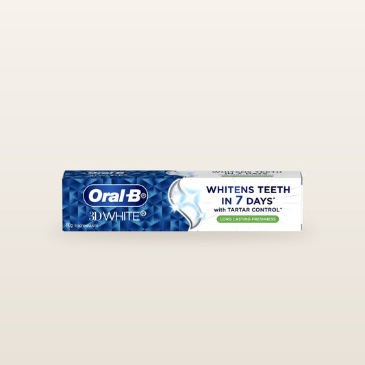 Oral B Toothpaste 3D White Long Lasting Freshness 190g