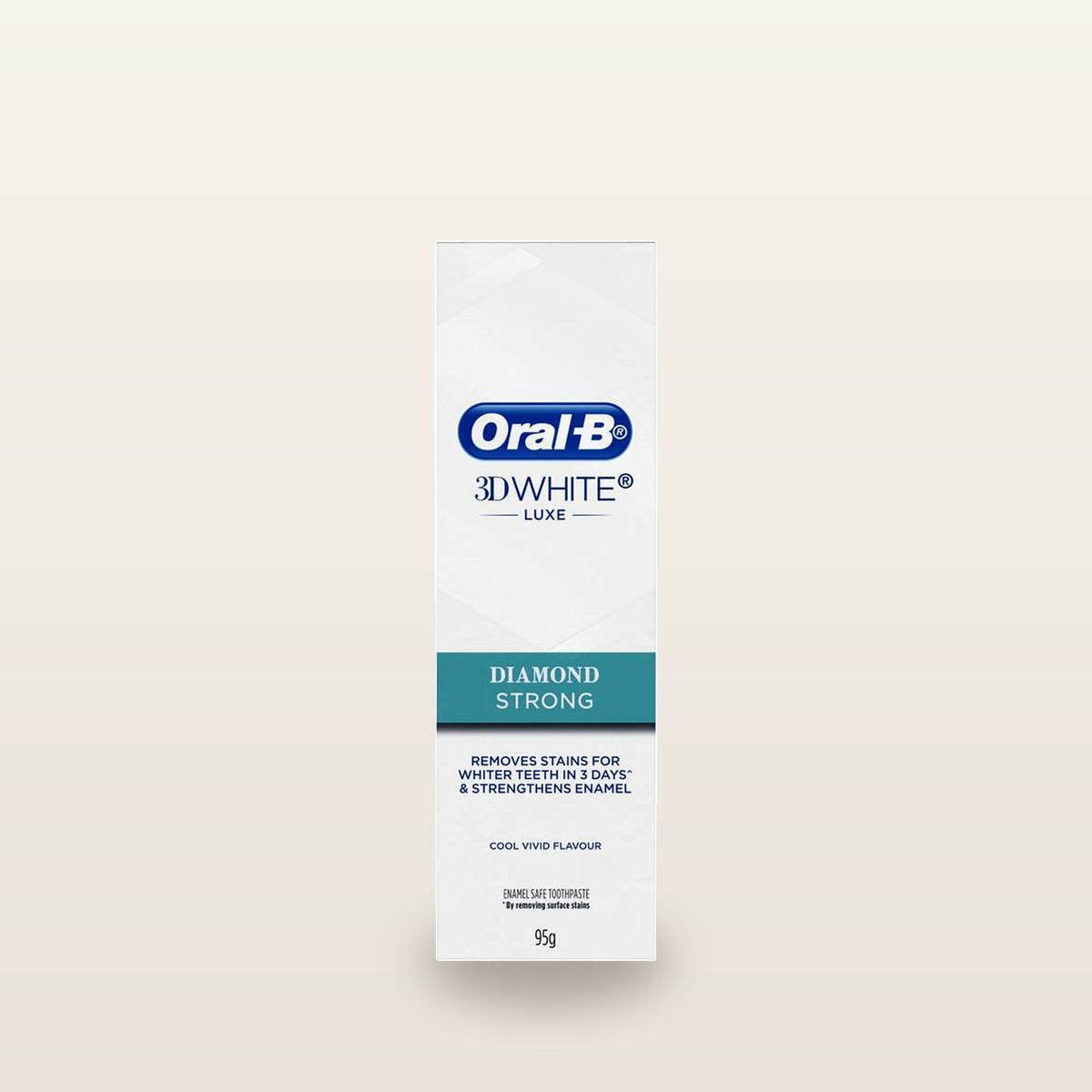 Oral B Teeth Whitening Toothpaste 3D White Luxe Diamond Strong 95g