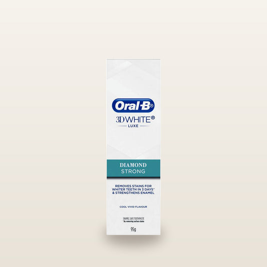 Oral B Teeth Whitening Toothpaste 3D White Luxe Diamond Strong 95g