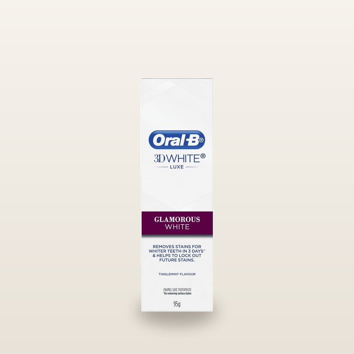 Oral B 3D White Luxe Glamorous White Toothpaste 95g