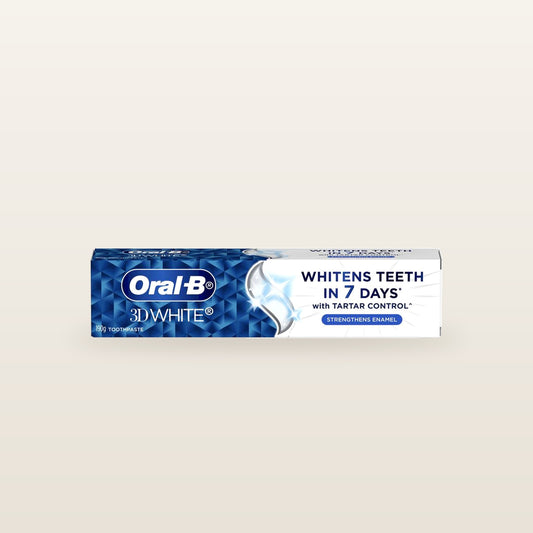 Oral B Toothpaste 3D White Strengthen Enamel 190g