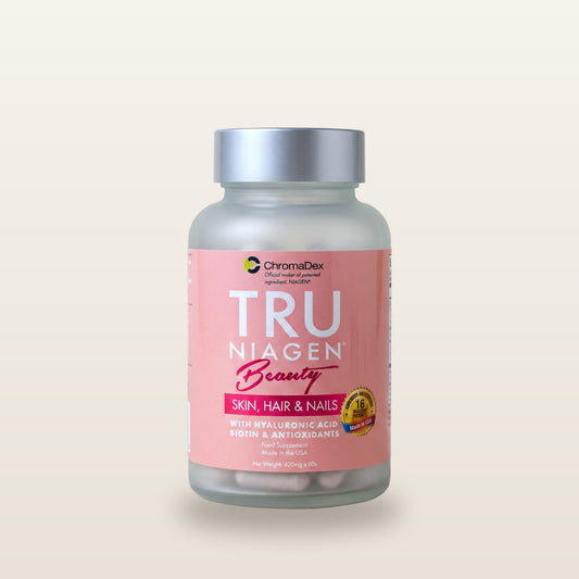 TRU NIAGEN - Tru Niagen Beauty Pink 60 Vegetarian Capsules x 1 bottles, NAD+